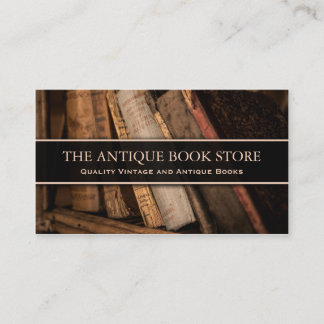 Foto für den Vintagen Buchladen - Visitenkarte