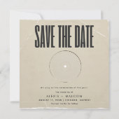 Foto für die Alben-Abdeckung Hochzeit Sichern des  Save The Date (Rückseite)