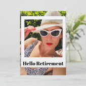 Foto für die Altersvorsorge Einladung (Stehend Vorderseite)