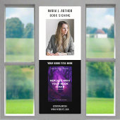 Foto für die Autoren eines Werbebuches Fensteraufkleber