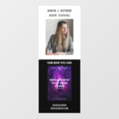 Foto für die Autoren eines Werbebuches Fensteraufkleber (Blatt)