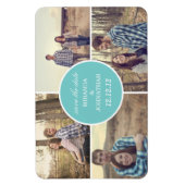 Foto für die blaue Kreise speichern Magnet (Vertikal)