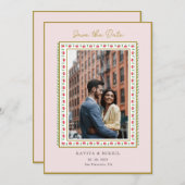 Foto für die Blume von Aquarellen Save the Date (Vorne/Hinten)