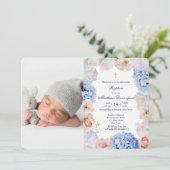Foto für die Blumentaufe Einladung (Stehend Vorderseite)
