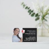 Foto für die Fahrschule/den Lehrer Visitenkarte (Stehend Vorderseite)