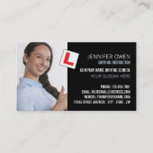 Foto für die Fahrschule/den Lehrer Visitenkarte (Vorderseite)