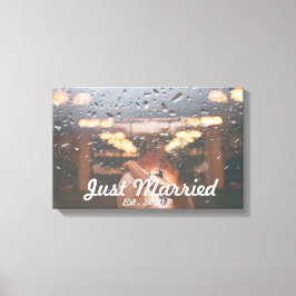 Foto für die Familie, neu verheiratet Leinwanddruck