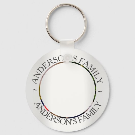 Foto für die Familie Schlüsselanhänger (Vorderseite)