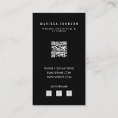 Foto für die Fitness des Personal Trainers Visitenkarte (Rückseite)