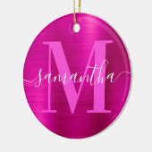 Foto für die Fotoleitertrommel in rosa Signatur Keramik Ornament (Links)