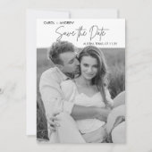 Foto für die gezeichnete Ankündigung Save the Date (Vorderseite)