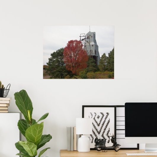 Foto für die Herbst-Quincy-Mine Poster (Heimbüro)