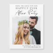 Foto für die Hochzeitsempfehlung speichern das Dat Magnetkarte (Vorderseite)