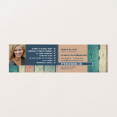 Foto für die Holzbearbeitung, Malerei und Dekorato Visitenkarten (Innenseite Aufgefaltet)