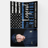 Foto für die Kennzeichnung der blauen Linie der Po Banner (Vertikal)