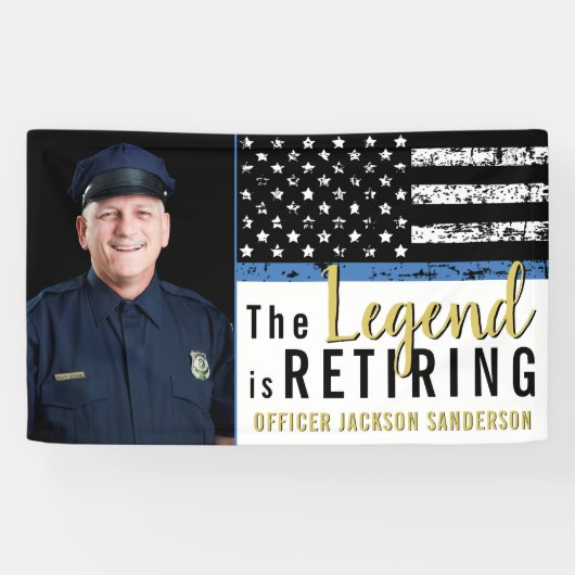 Foto für die Kennzeichnung der blauen Linie der Po Banner (Horizontal)