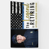 Foto für die Kennzeichnung der blauen Linie der Po Banner (Vertikal)