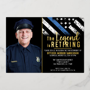 Foto für die Kennzeichnung der blauen Linie der Po Folieneinladung