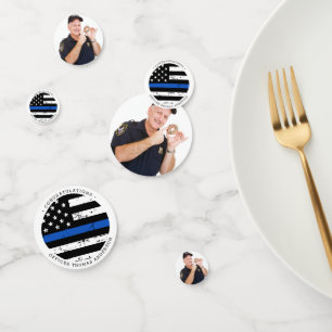 Foto für die Kennzeichnung der blauen Linie der Po Konfetti