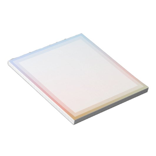 Foto für die klassische Rainbow-Farbleiste Notizblock (angewinkelt)