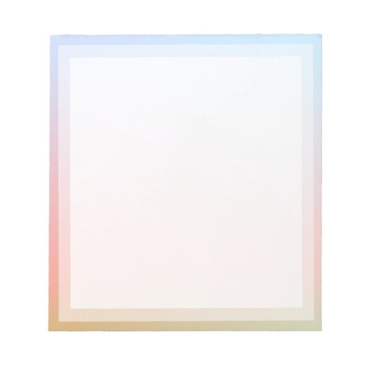 Foto für die klassische Rainbow-Farbleiste Notizblock (Vorderseite)