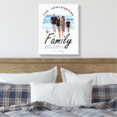 Foto für die Liebe von Familienleben und Name des Leinwanddruck (Insitu (Schlafzimmer))