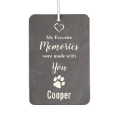 Foto für die Memorial-Foto-Hunde Autolufterfrischer (Vorderseite)