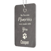 Foto für die Memorial-Foto-Hunde Autolufterfrischer (Links)