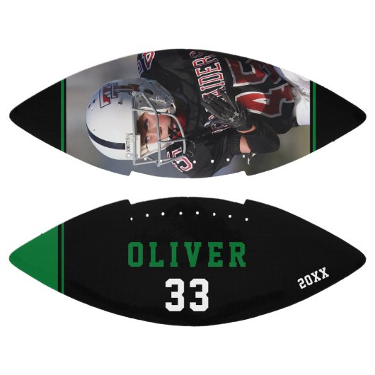 Foto für die Name des grünen Schwarzen Spielers Football (Paneele)