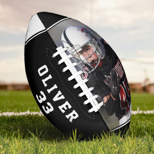 Foto für die Name des Schwarz-Weiß-Spielers Football