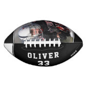 Foto für die Name des Schwarz-Weiß-Spielers Football (Vorderseite)