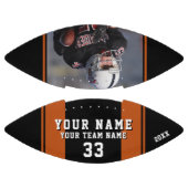 Foto für die Namen des Black Orange Players Football (Paneele)