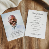 Foto für die personalisierte Gedenkordnung Programm