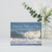 Foto für die Planung von Strandfahrten zum Absturz Postkarte (Stehend Vorderseite)