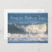 Foto für die Planung von Strandfahrten zum Absturz Postkarte (Vorne/Hinten)