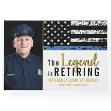 Foto für die Polizeieinweisung "Thin Blue Line"