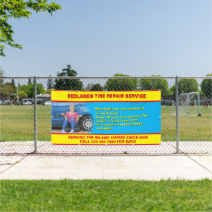 Foto für die Reifenreparatur im Detail: Textverbot Banner