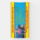 Foto für die Reifenreparatur im Detail: Textverbot Banner (Vertikal)