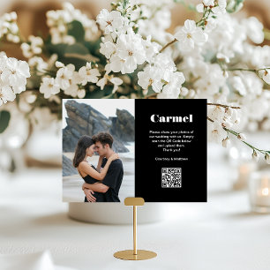 Foto für die Reiseziele, QR-Code freizugeben Tischnummer