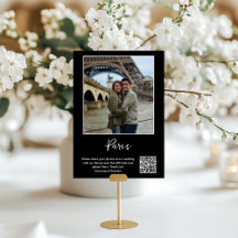 Foto für die Reiseziele, QR-Code freizugeben