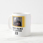 Foto für die schwarz-gelbe Spielername Kaffeetasse (Vorderseite Links)