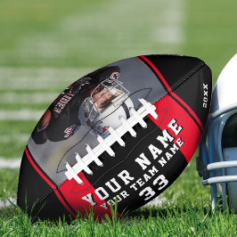 Foto für die schwarze Rote Spielername Football