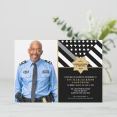 Foto für die Silber-Linie des Anweisungsbefugten Einladung (Stehend Vorderseite)