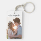 Foto für die SkriptVerlobung besser gemeinsam Schlüsselanhänger (Rückseite)