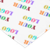 Foto für die Werbung mit benutzerdefinierten Logos Tischdecke (Schrägansicht)