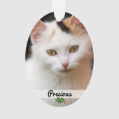 Foto für doppelseitige Haustiere Name Akronylic Or Ornament (Vorderseite)