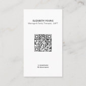 Foto für Ehe und Familiencoach Telefonnummerkarte (Rückseite)