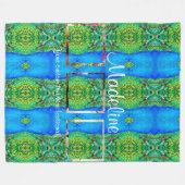 Foto für ein benutzerdefiniertes Textvorlagensiche Fleecedecke (Vorderseite (Horizontal))