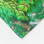 Foto für ein benutzerdefiniertes Textvorlagensiche Fleecedecke (Ecke)