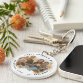 Foto für ein einfaches glückliches Vatertag Schlüsselanhänger (Vorderseite rechts)